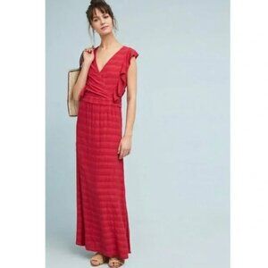 Anthropologie X Michael Stars Hacienda Maxi Dress Red XS